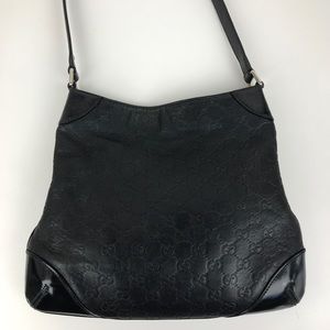 Gucci Capri Monogram Leather Hobo Shoulder Bag